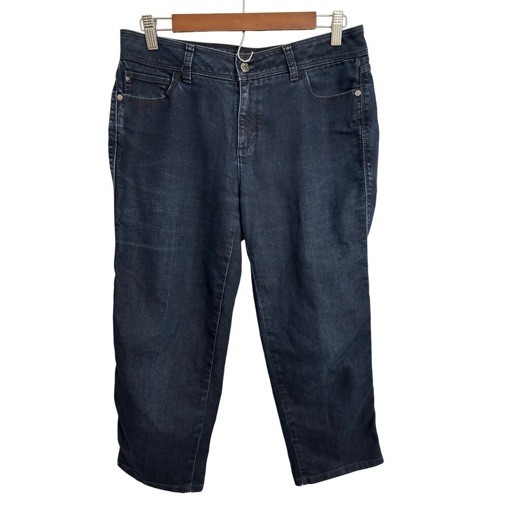Dana Buchman Women's 4 Capri Jeans Denim Summer Resort Vacation Staple Everyday